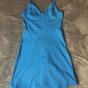 Wild Fable Light Blue Ribbed Top